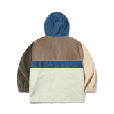 BSRabbit HF SOFT HOODED ANORAK JACKET DENIM / KHAKI